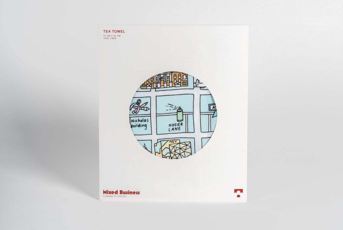 Melbourne CBD Tea Towel