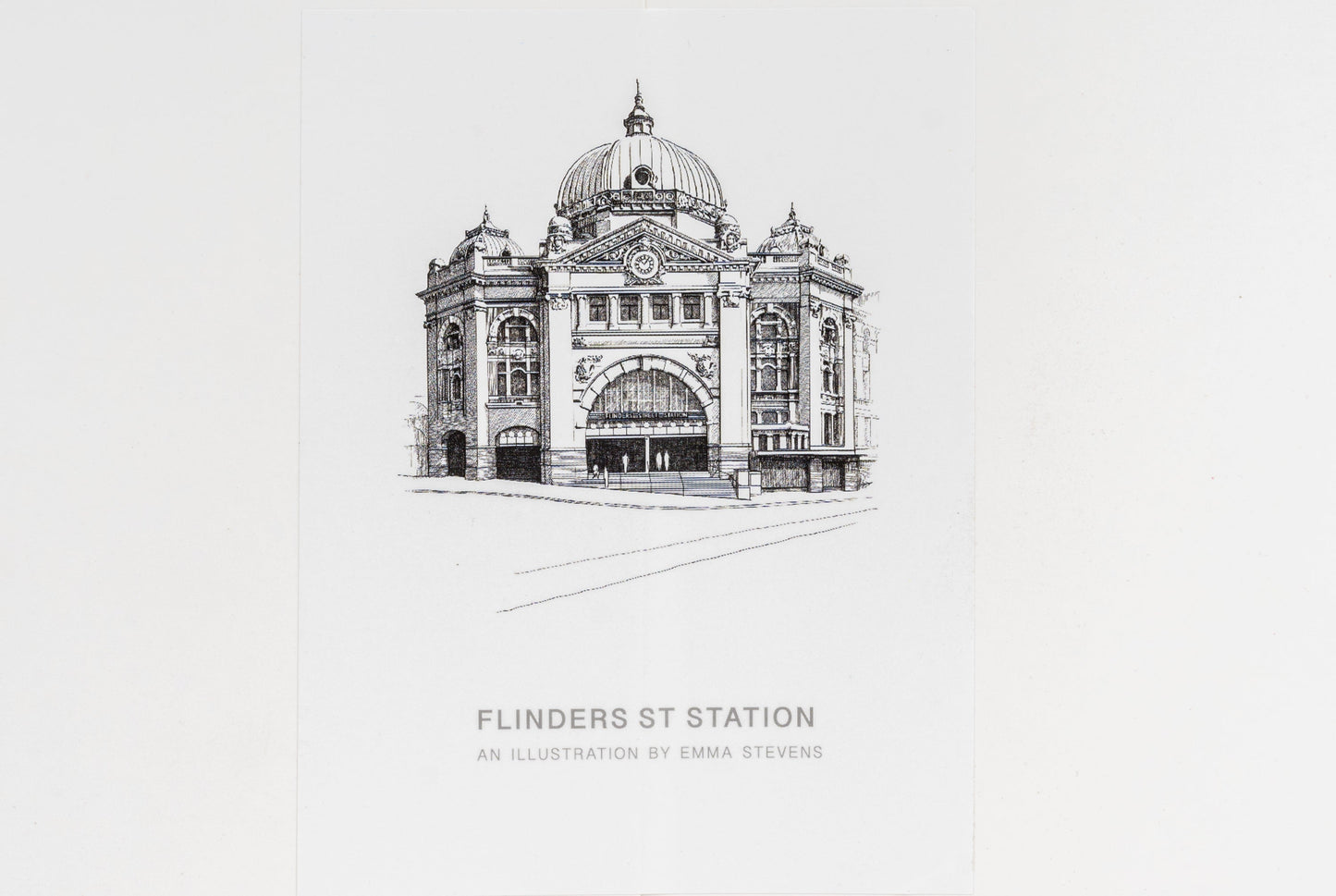 Flinders Street Station Illustration